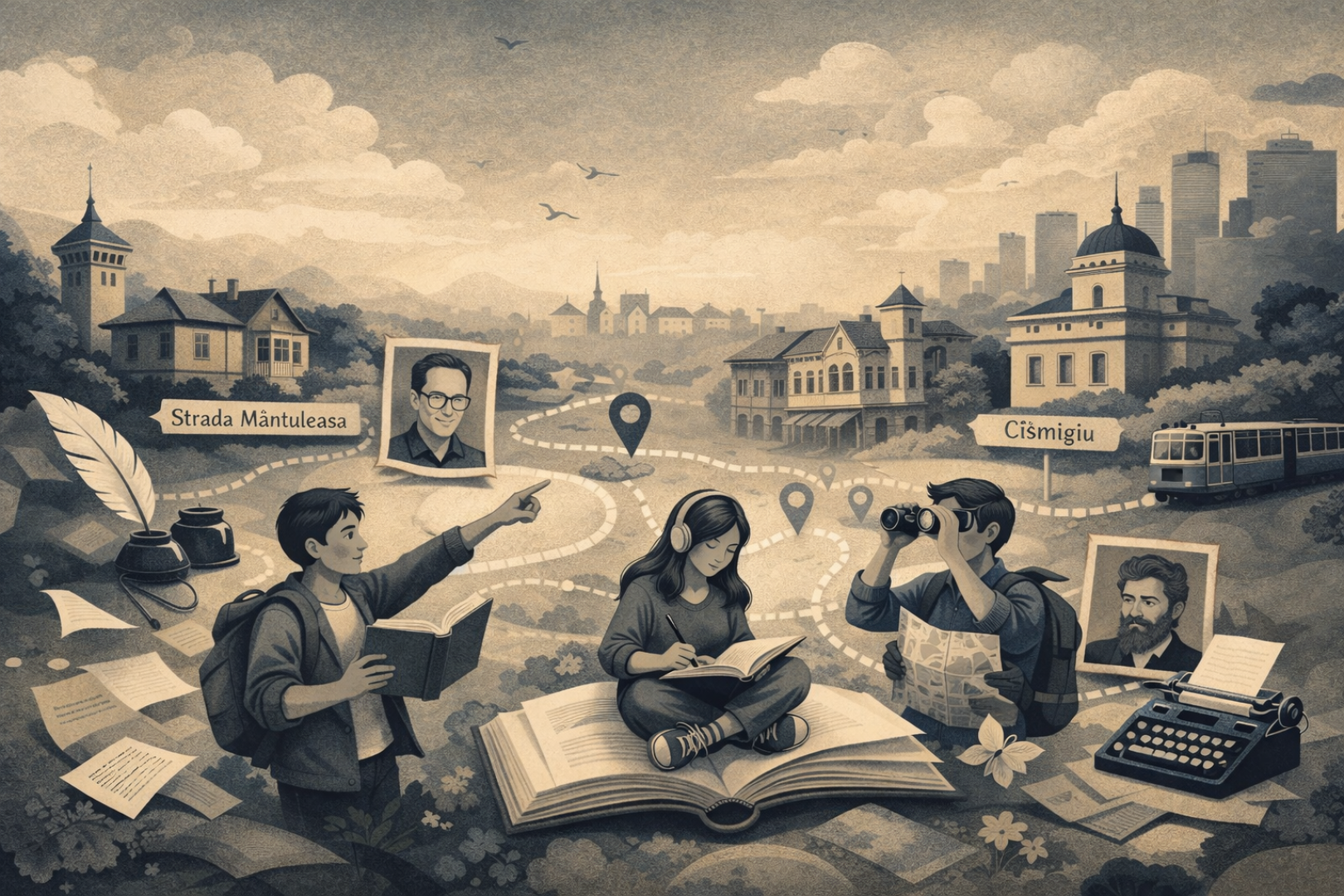 Harta Literară pentru elevi și profesori sau cum putem explora altfel literatura