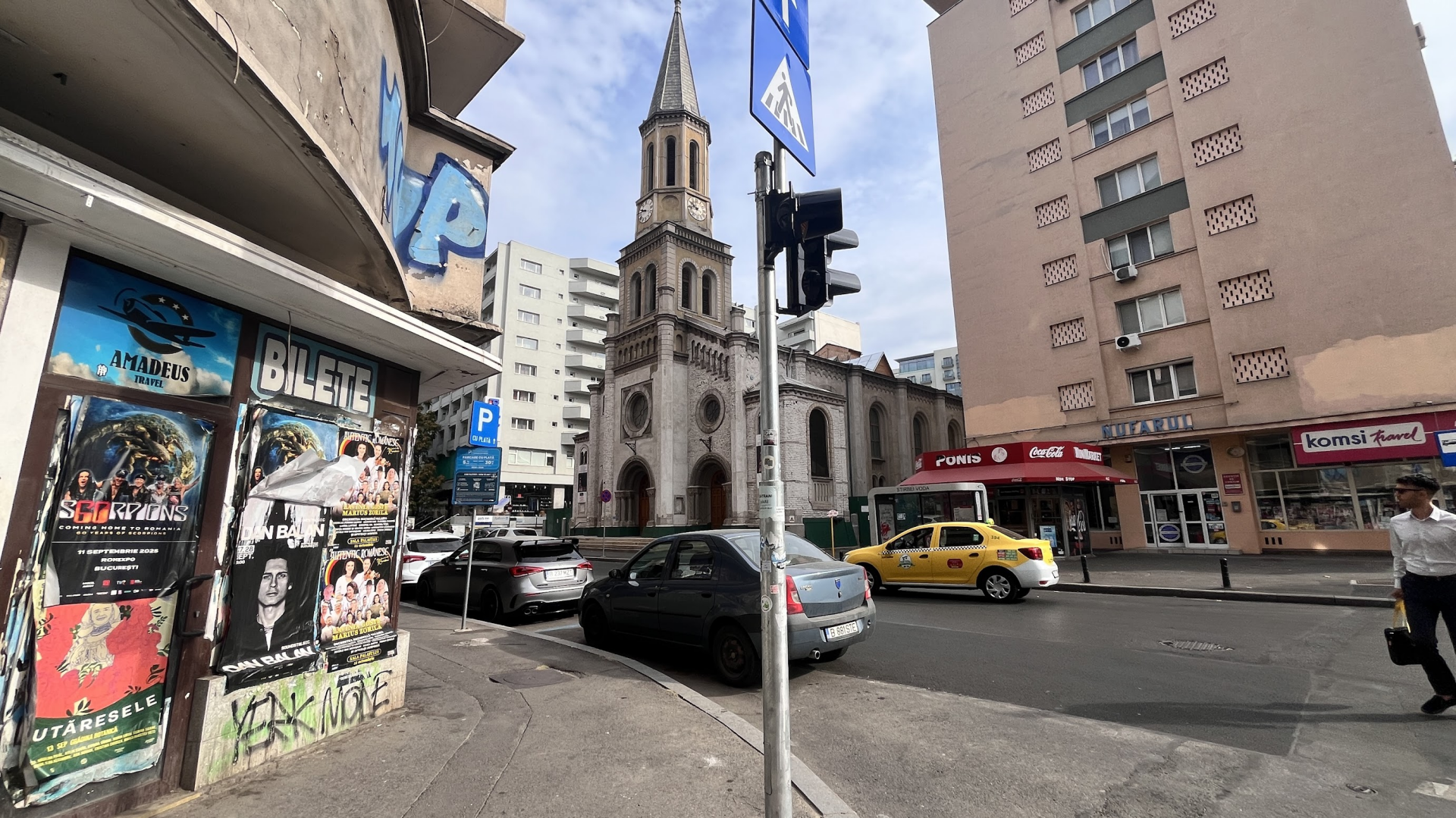 Strada Luterană cu Strada Știrbei Vodă